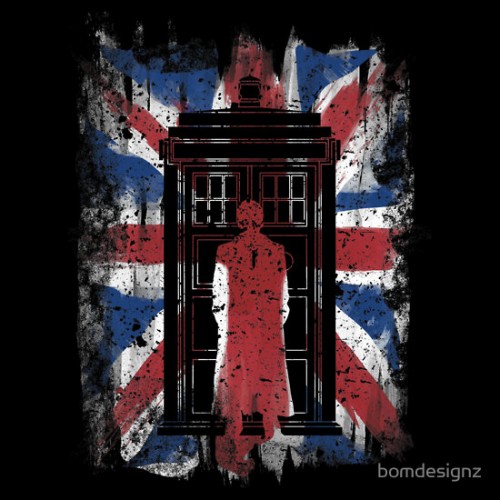 UK flag 10th doctor